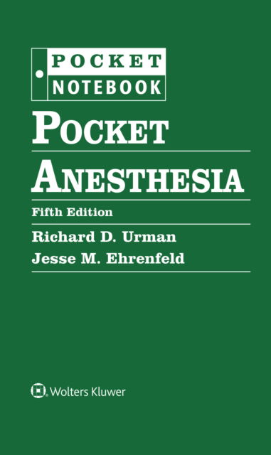 Urman, Richard, Md · Pocket Anesthesia (Paperback Book) (2024)