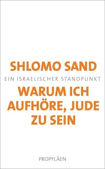 Cover for Sand · Warum ich aufhöre, Jude zu sein (Book)