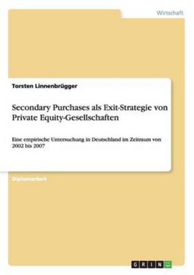 Cover for Linnenbrügger · Secondary Purchases als E (Book) [German edition] (2008)