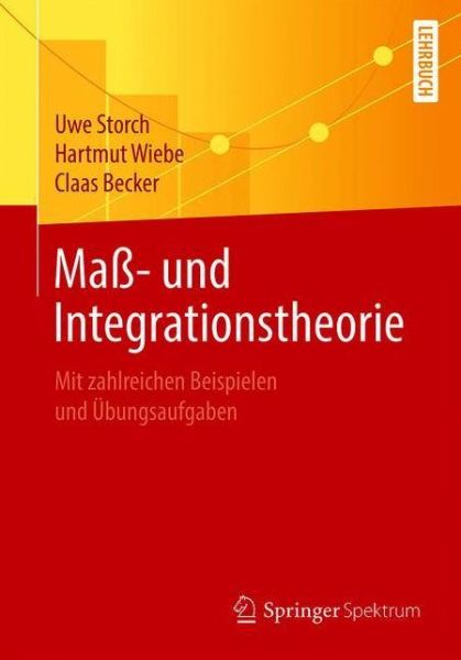 Cover for Storch · Maß- und Integrationstheorie (Book) (2020)