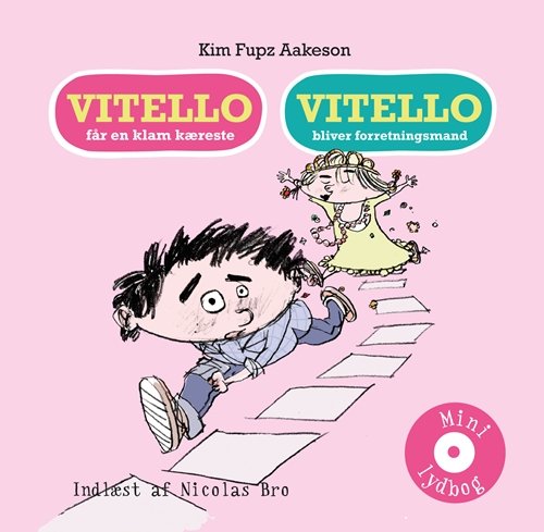 Cover for Kim Fupz Aakeson · Gyldendals mini lydbøger for børn: Vitello får en klam kæreste &amp; Vitello bliver forretningsmand (CD) [1.º edición] (2011)