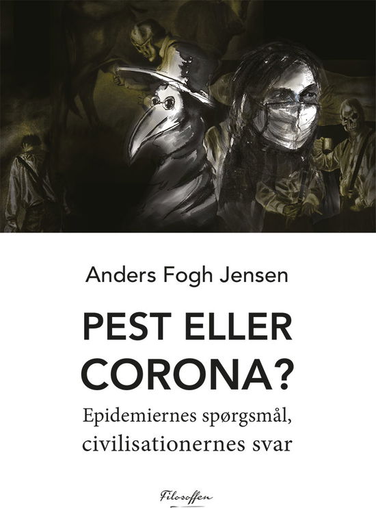 Cover for Anders Fogh Jensen · Pest eller corona? (Sewn Spine Book) [1. wydanie] (2020)