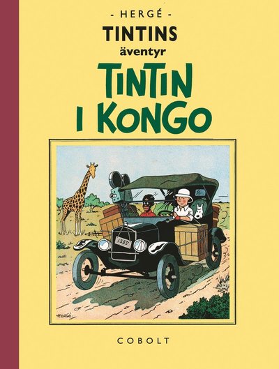 Cover for Hergé · Tintins äventyr, retroutgåvan: Tintin i Kongo (Innbunden bok) (2021)