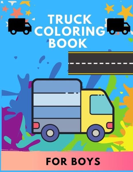 Cover for Abc Publishing House · Truck coloring book for boys (Pocketbok) (2020)