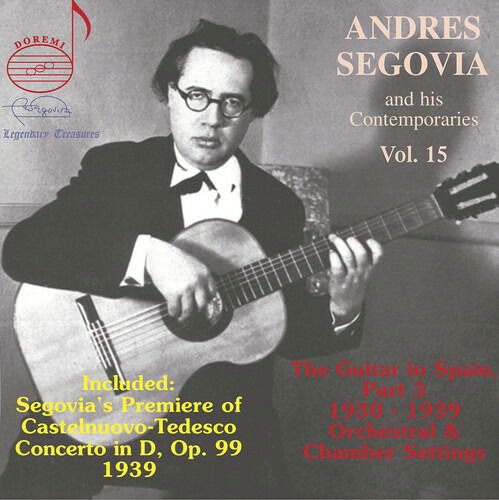 Cover for Barrios / Segovia · Segovia &amp; His Contemporaries 15 (CD) (2022)