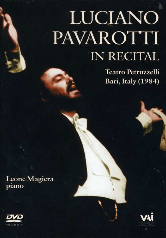 Cover for Luciano Pavarotti · 1984 Bari Recital (DVD) (2002)