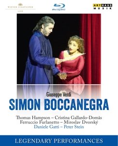 Cover for Verdi / Hampson / Orchestra &amp; Chorus of the Wiener · Simon Boccanegra (Legendary Performances) (Blu-ray) (2015)