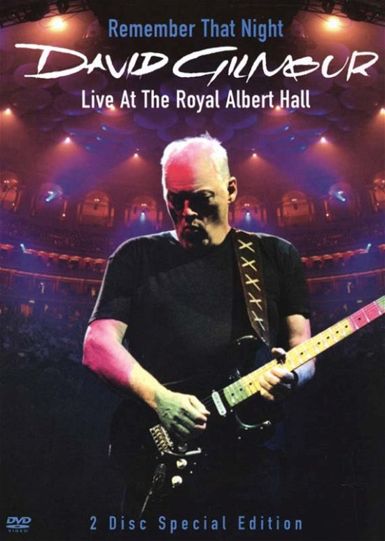 Cover for David Gilmour · Remember That Night: Live at Royal Albert Hall (DVD) (2007)