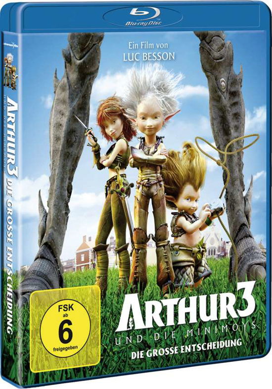 Cover for Arthur 3 Bd- · Arthur Und Die Minimoys 3 BD (Blu-Ray) (2011)