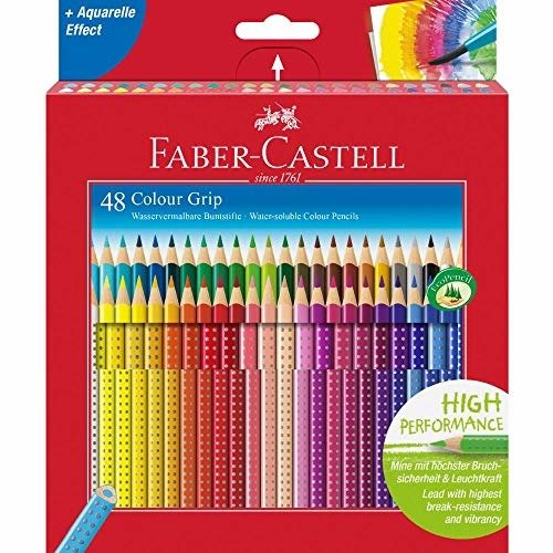 Buntstift Colour Grip 48er Karto.112449 - Faber - Bøger - Faber-Castell - 4005401124498 - 
