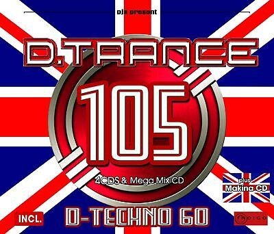 Cover for D.trance 105 (Incl. D · D.trance 105 (Incl. D-techno 60 &amp; Uk-makina) (CD)