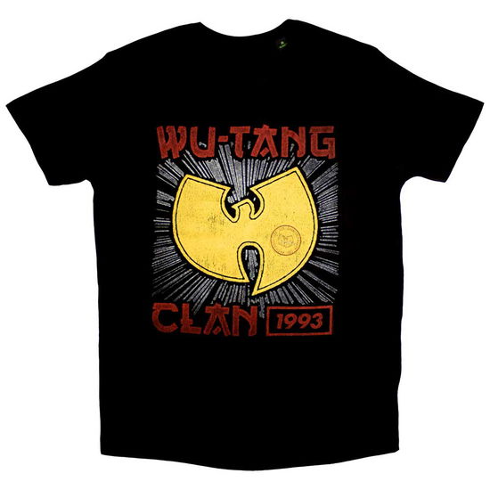 Cover for Wu-Tang Clan · Wu-Tang Clan Unisex T-Shirt: Tour '93 (Black) (T-shirt) [size S] [Black - Unisex edition] (2019)