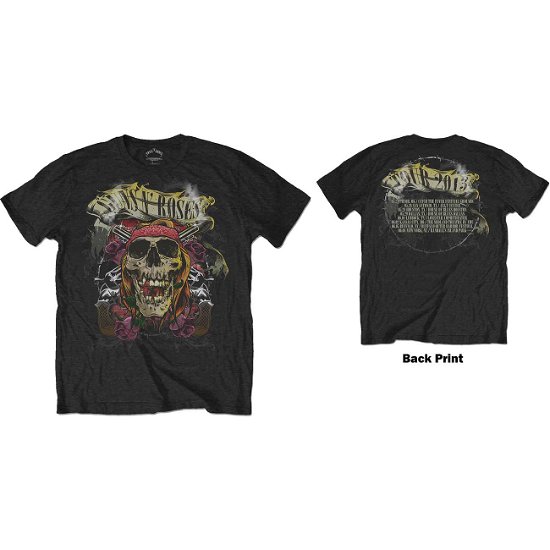 Guns N' Roses Unisex T-Shirt: Trashy Skull (Back Print) - Guns N Roses - Produtos -  - 5056170656498 - 