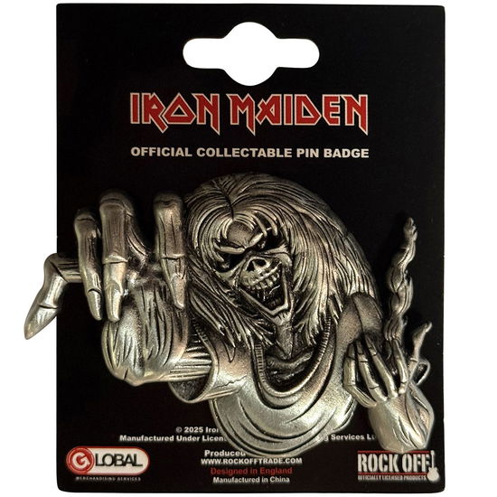 Cover for Iron Maiden · Iron Maiden Pin Badge: Number Of The Beast Eddie (Anstecker) (2025)