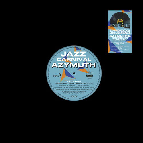 Cover for AZYMUTH · Jazz Carnival (Original Full Length Unedited Mix) (12&quot;) [RSD 2024 edition] (2024)