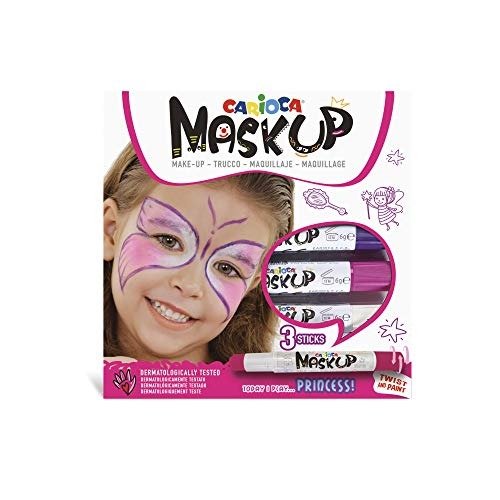 Cover for Carioca · Mask Up - Make-up Sticks - Princess (3 Pcs) (809491) (Leksaker)