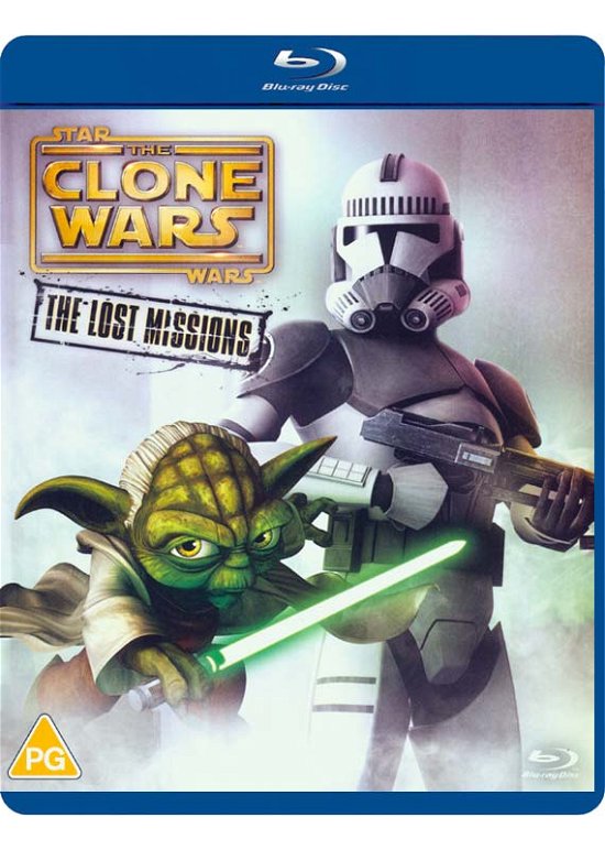 Cover for Star Wars: The Clone Wars - The Lost Missions · Star Wars - Clone Wars Season 6 - The Lost Missions (Blu-ray) (2021)