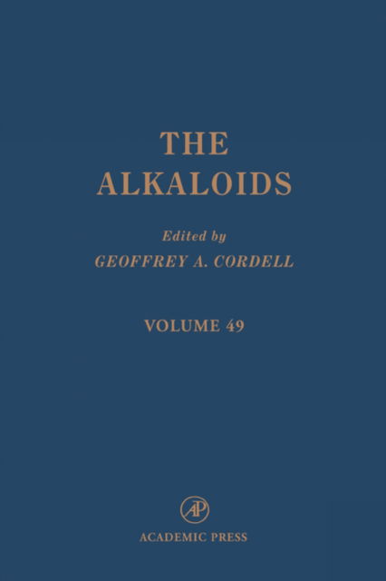 Cover for Geoffrey a Cordell · Chemistry and Pharmacology - The Alkaloids (Inbunden Bok) (1997)