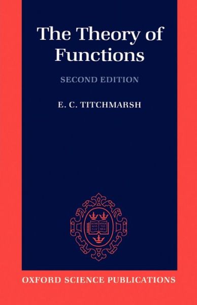 Cover for E. C. Titchmarsh · The Theory of Functions (Paperback Book) [2 Revised edition] (1976)