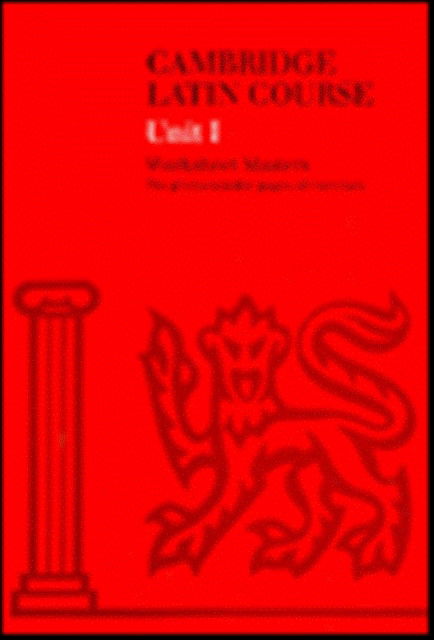 Cambridge Latin Course Book 1 Worksheet Masters 4th Edition - Cambridge Latin Course - Cambridge School Classics Project - Bøker - Cambridge University Press - 9780521458498 - 7. oktober 1993