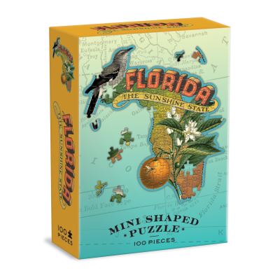 Cover for Galison · Florida Mini Shaped Puzzle (GAME) (2021)