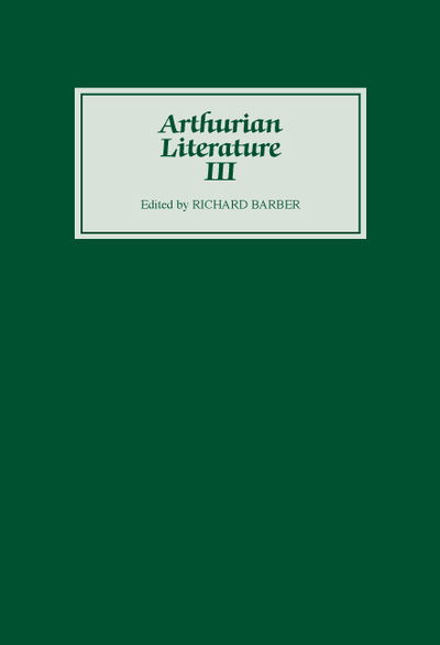 Cover for Richard Barber · Arthurian Literature III - Arthurian Literature (Hardcover Book) (1983)