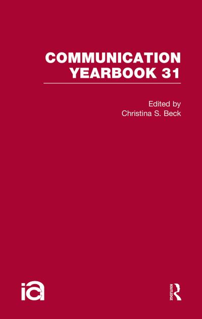 Cover for Routledge-Cavendish · Communication Yearbook 31 (Paperback Book) (2022)