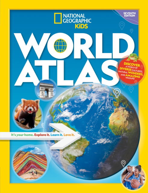 Cover for National Geographic Kids · National Geographic Kids World Atlas, 7th Edition (Inbunden Bok) (2025)