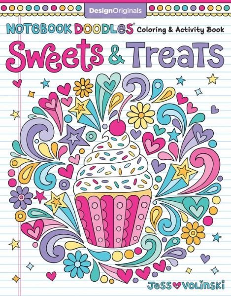 Cover for Jess Volinski · Notebook Doodles Sweets &amp; Treats: Coloring &amp; Activity Book - Notebook Doodles (Paperback Book) (2017)