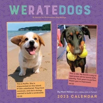 WeRateDogs 2023 Wall Calendar - Matt Nelson - Koopwaar - Andrews McMeel Publishing - 9781524878498 - 6 september 2022