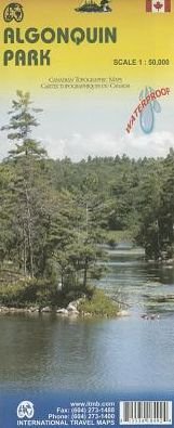 Cover for ITM Publications · Algonquin Province Park (Ontario) canoe routes (Map) [1st edition] (2009)