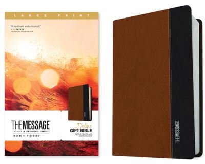Cover for Eugene H. Peterson · Message Deluxe Gift Bible, Large Print the Message Deluxe Gift Bible, Large Print (Bok) (2023)