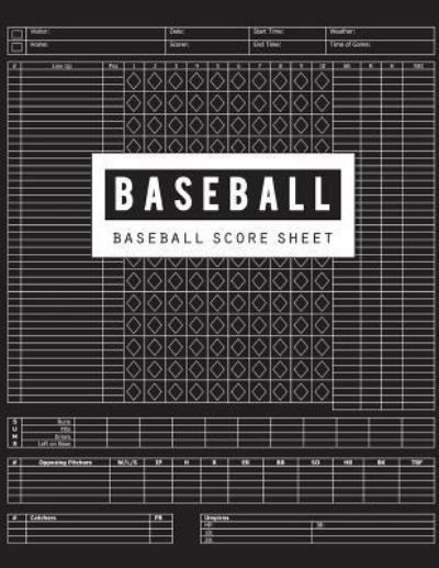 Baseball Score Sheet - Bg Publishing - Boeken - Createspace Independent Publishing Platf - 9781723404498 - 24 juli 2018