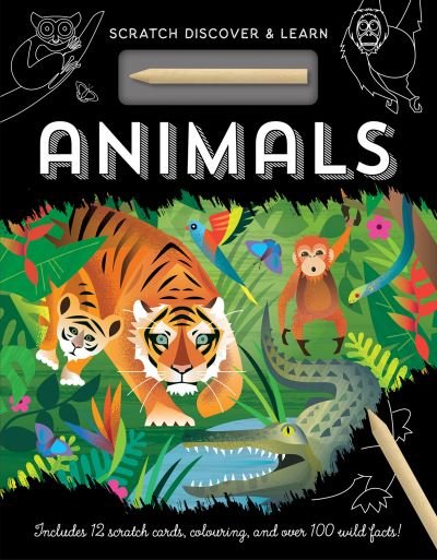 Cover for Kit Elliot · Animals - Scratch, Discover &amp; Learn (Gebundenes Buch) (2022)