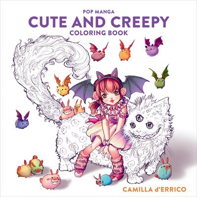 Cover for C D'errico · Pop Manga Cute and Creepy Coloring Book (Paperback Bog) (2020)
