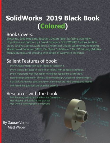 Cover for Gaurav Verma · SolidWorks 2019 Black Book (Paperback Book) [Coloured edition] (2018)