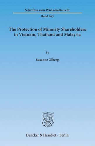 Cover for Olberg · The Protection of Minority Share (Book) (2014)