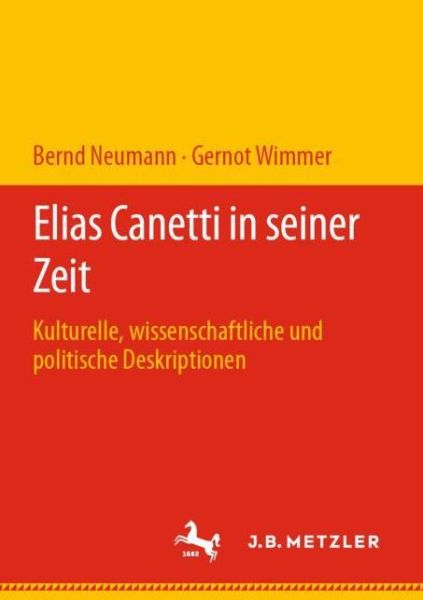 Cover for Neumann · Elias Canetti in seiner Zeit (Bok) (2020)