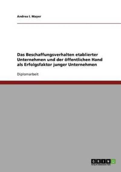 Cover for Mayer · Das Beschaffungsverhalten etablie (Bog) (2007)