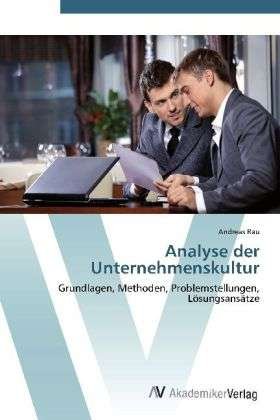 Cover for Rau · Analyse der Unternehmenskultur (Bok) (2012)