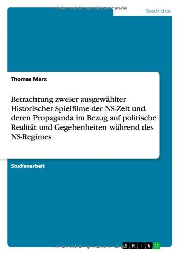 Cover for Marx · Betrachtung zweier ausgewählter Hi (Book) [German edition] (2013)