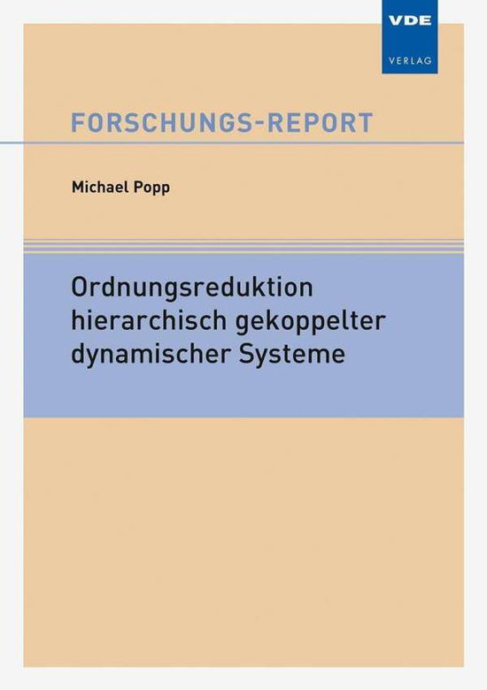 Ordnungsreduktion hierarchisch gek - Popp - Libros -  - 9783800750498 - 