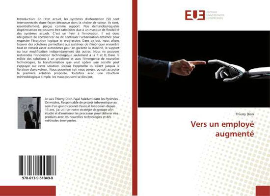 Vers un employé augmenté - Dion - Livros -  - 9786139510498 - 