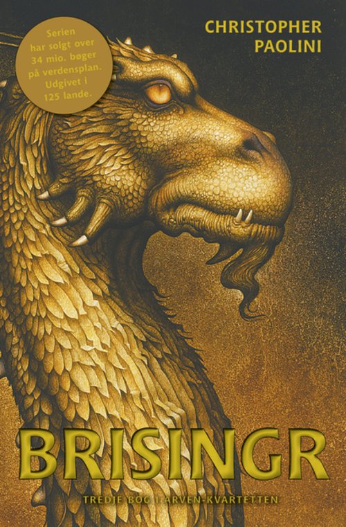 Cover for Christopher Paolini · Arven: Arven (3) - Brisingr (Sewn Spine Book) [3. Painos] (2013)