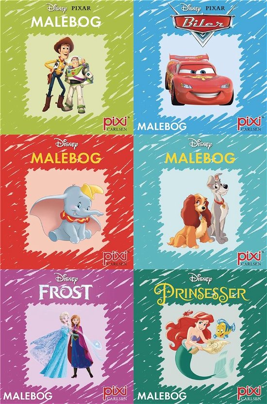 Cover for Disney; Walt Disney Studio · Krea Pixi®: Krea Pixi®-serie 3:  Disney-malebøger (kolli 48) (Taschenbuch) [1. Ausgabe] (2022)