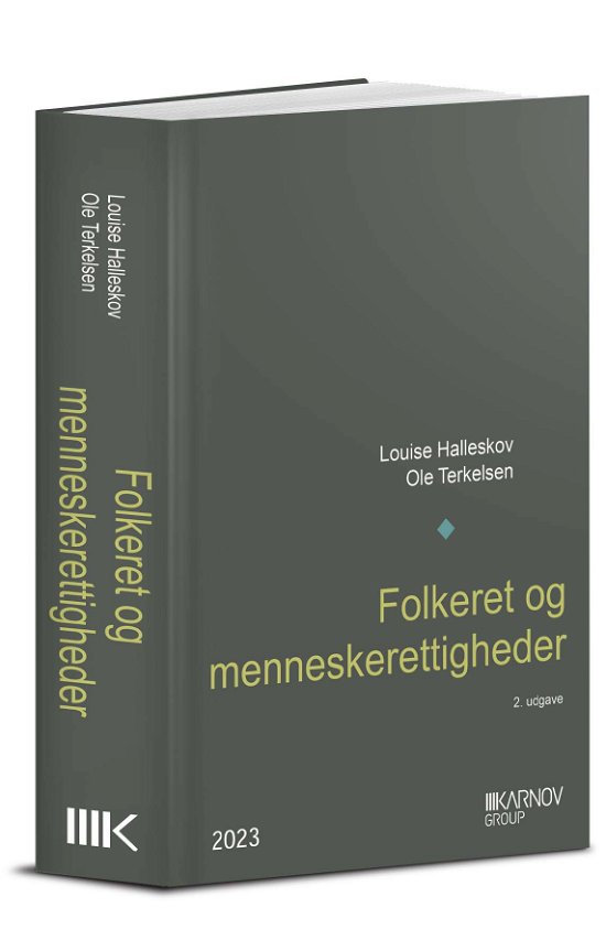 Cover for Ole Terkelsen; Louise Halleskov · Folkeret og menneskerettigheder (Sewn Spine Book) [2. Painos] (2023)