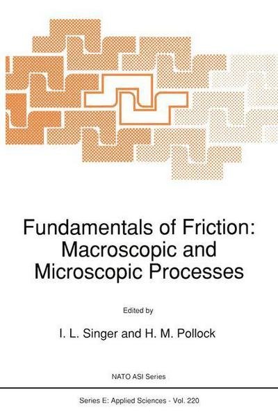 Cover for I L Singer · Fundamentals of Friction: Macroscopic and Microscopic Processes - Nato Science Series E: (Paperback Book) [Softcover reprint of the original 1st ed. 1992 edition] (2012)