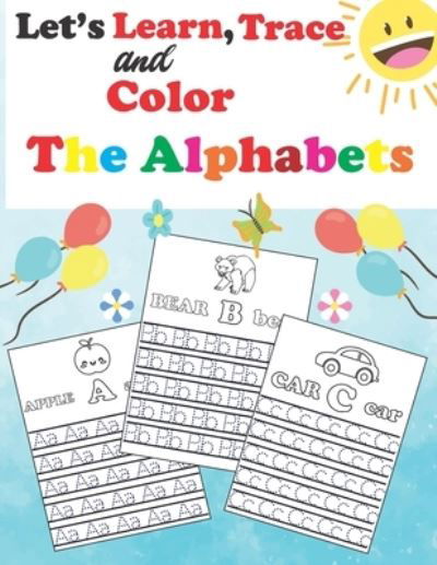 Cover for Ethan Bloom · Let's learn, Trace, and Color The Alphabets (Paperback Book) (2020)
