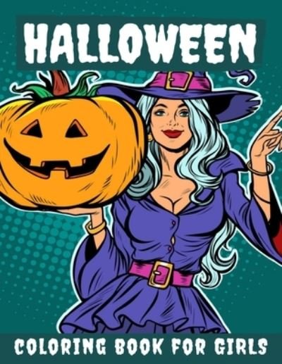 Cover for Toodma · Halloween Coloring Book for Girls (Paperback Bog) (2020)