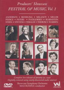 Festival of Music 1 - Rubinstein / Tebaldi / Bjoerling - Movies - VAI - 0089948424499 - September 30, 2003